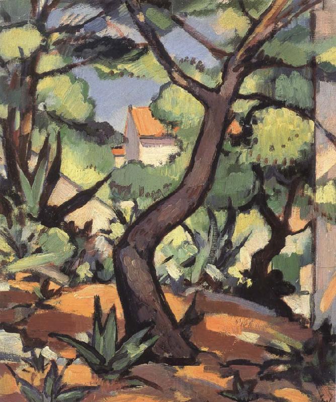 Samuel John Peploe Landscape at Cassis